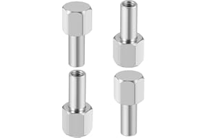 MOHERO Metal Center Nuts for 1/10 RC Crawler Car SCX10 Wraith 12mm Wheel Hub Hex Drive Adaptor 15mm Extension (15mm)