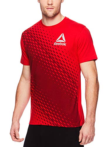 image for Reebok Men's Graphic Workout Tee - Short Sleeve Gym & Training Activew