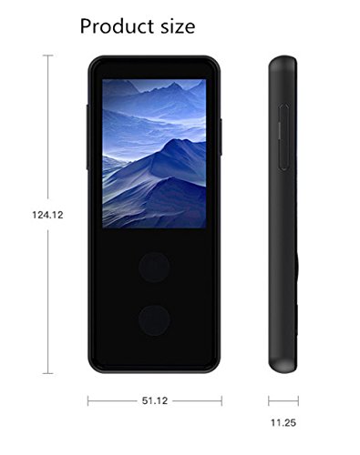 M3M Smart Language Translator Wifi Global Online 35 Languages Instant Voice Synchronization Translation Learning Travel Business Conference(Upgraded Version),Black - Thumbnail 5