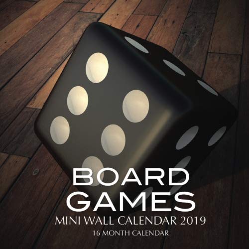 Board Games Mini Wall Calendar 2019: 16 Month Calendar by
