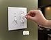 Clear Light Switch Guards, 3 - Pack | Toggle Style | Child Safety Cover | Light Switch Protection | Two Levels of Security | Home and Office