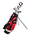 Precise XD-J Junior Golf Clubs Set – Right & Left Hand Options – Kids Golf Clubs for Ages 3-5, 6-8, 9-12 – Lightweight Graphite Shafts, Hybrid Club, Stand Bag – Boys & Girls Golf Set