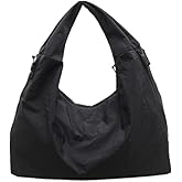 Large Hobo Bags for Women Crescent Slouchy Shoulder Bag Vintage Slouchy Tote Bag Casual Nylon Tote Bags for Women