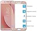 PThink [Full Screen Coverage Tempered Glass Screen Protector for Samsung Galaxy J5 Pro J530G (2017) (Pink)