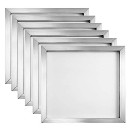 VEVOR Screen Printing Press 4 Color 4 Station and 6 Pieces 18x20 Inch Aluminum Silk Screen