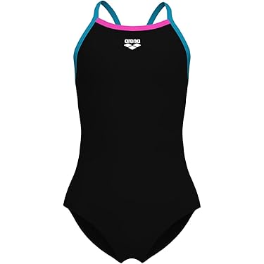 thumbnail interactive-video image 1 of Arena Girl's Madison Athletic Swimsuit - Thick Strap Racer Back One-Piece For Competition 1 of 4