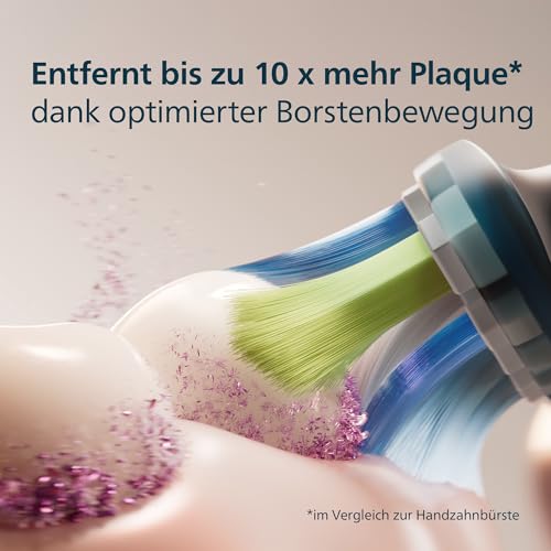 Philips Sonicare HX9042/88 C3 Premium Plaque Defense Original Replacement Brush Heads, Black, Pack of 2