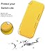 Zestioe Silicone case for Nintendo Switch Lite,Switch Mini Game Console Protection Soft Rubber Sleeve+9H HD Tempered Glass Screen Protectors and Accessories (Yellow)thumb 2