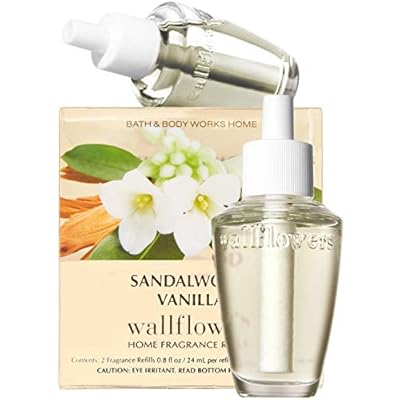  Bath & Body Works Sandalwood Vanilla Wallflowers Home Fragrance Refills, 2-Pack (1.6 fl oz total) 