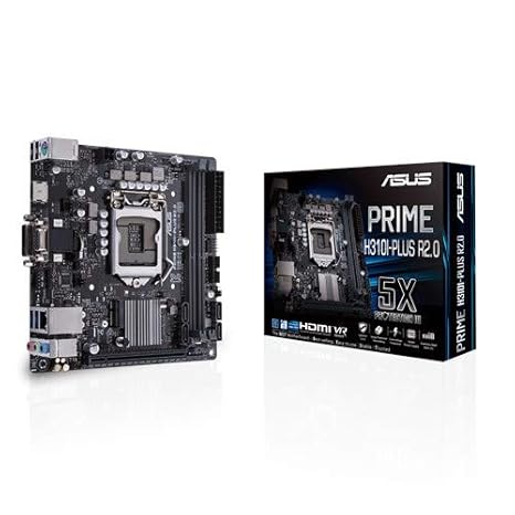 ASUS Prime H310I-PLUS R2.0 LGA 1151 (Buchse H4) Intel® H310 Mini ITX - Motherboards (DDR4-SDRAM, DIMM, 2133,2400,2666 MHz, Du