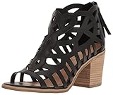 Report Women's Florette Heeled Sandal, Black, 7.5 M US