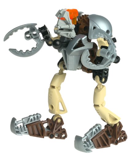 LEGO Bionicle Toa SUPER NUVA Figure #8568 Pohatu Brown