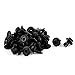 uxcell 30 Pcs 6mm Hole Plastic Retainer Clips Bumper Screw Rivet Bumper Clips
