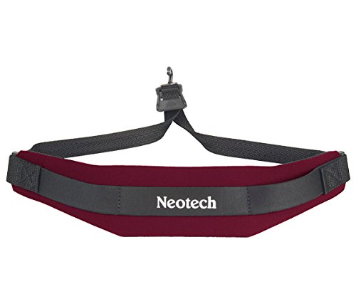 Neotech Soft Sax Strap, Wine, Metal Hook