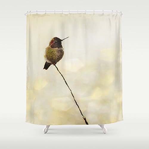 Amazon Com Custom Shower Curtain Hummingbird Print Photo Art