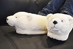 Happy Feet Slippers Polar Bear Animal Slippers for