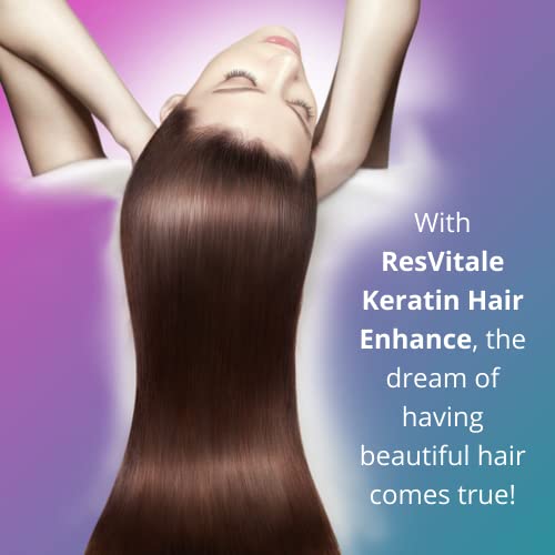 ResVitale Keratin Hair Enhance Hydrolyzed Keratin Complex for Hair