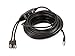 Monoprice 108490 2 Port USB-A to USB-A Female 2.0 Extension Cable - Active Repeater Black 32ft
