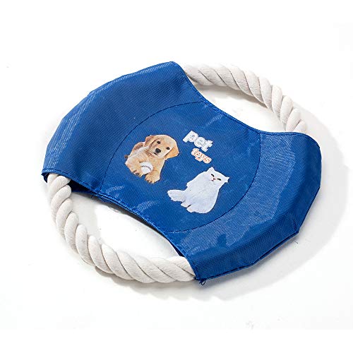 HIPIPET 10pcs Rope Dog Toys Large Dog Toy Balls Flying Discs Chew Tug Toss Toys Set for Medium Large Dogs