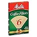 Melitta Natural Brown, Cone Filters #6 40 ea (Pack of 3) by Melitta