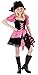 Pink Punk Pirate Kids Costume