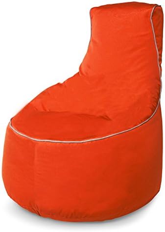 Hip Chik Chairs Sunbrella Bean Bag Chair, Melon