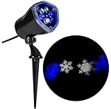 Gemmy Lightshow Blue and White Snow Flurry Snowflake LED Projection Light