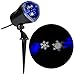 Gemmy Lightshow Blue and White Snow Flurry Snowflake LED Projection Light