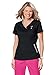 KOI Medical Scrubs Ashley Top Black(2X)