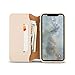 Moshi Overture for iPhone Xs Max Case 6.5-inch, Vegan Leather, Wallet Phone Cover for iPhone Xs Max, Savanna Beige