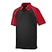 Augusta Sportswear Men's Augusta Scout Polo, Black/Red, X-Large