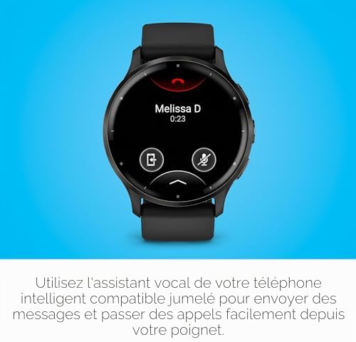 Venu 3, Montre GPS connectée sport & santé AMOLED, Gray/Noir, 45mm
