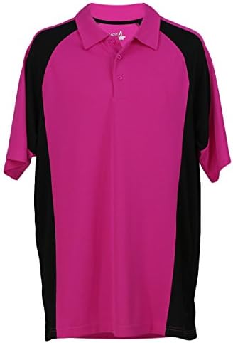 L.O.F.T. GOLF Windsor for Men Large Polo Shirt - Pink/Black