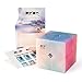 D-FantiX Qiyi Qidi S 2x2 Speed Cube Stickerless 2x2x2 Jelly Cube Puzzle for Kids