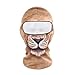 Mengde Unisex Animal Face 3D Print Ski Balaclava Full Face Cycling Mask