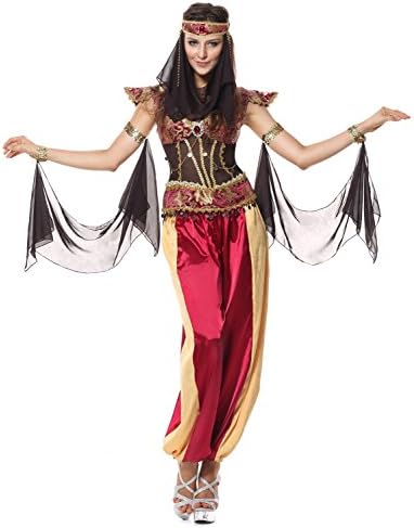 Lusiya Women's Deluxe Costume Red Small/Medium