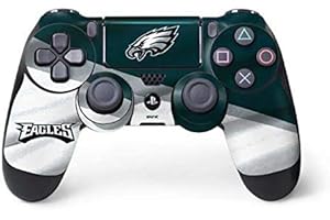 Skinit Decal Gaming Skin Compatible with PS4 Pro/Slim Controller - Officially Licensed NFL Philadelphia Eagles Design