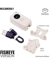 M5Stack ESP32 Fisheye Camera Module CameraF OV2640 160 Degree 2 Megapixel Mini Camera Unit with 4MB PSRAM 4MB Flash Memory 520K Ram MPU6050 BME280 Grove Port TypeC Compatible with LE-GO Adapter