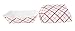 Southern Champion Tray 0425 #300 Southland Paperboard Food Tray, 3 lb Capacity, Red Check (Case of 500)