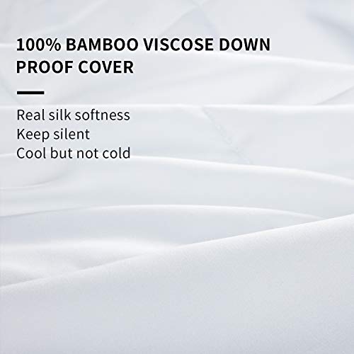 HOMBYS Lightweight Cooling Viscose from Bamboo King Size Comforter Down