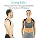 Vive Back Posture Corrector - Upper Neck Posture & Shoulder Support Hunchback Brace - Men and Women Under Clothes Straightner Device Improve Bad Slouch Hump, Forward Head Slouching Alignment (Medium)