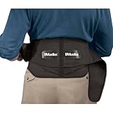Mueller 64179 Adjustable Back Brace with Removable Pad Fits Waist Size Plus (50"-70" waist), Black