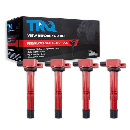 TRQ Ignition Coil Set Compatible with 2002-2012