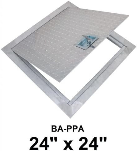 24" x 24" Flush Aluminum Floor Hatch