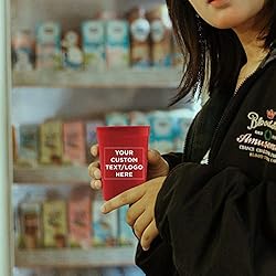 Custom Disposable Plastic Cups 12 oz. Set of