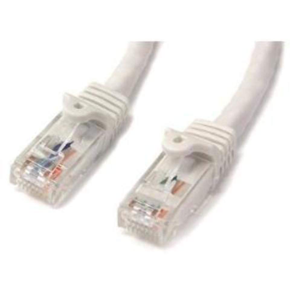 StarTech.com 3m CAT6 Ethernet Cable - White CAT 6 Gigabit Ethernet Wire -650MHz 100W PoE++ RJ45 UTP Category 6 Network/Patch Cord Snagless w/Strain Relief Fluke Tested UL/TIA Certified (N6PATC3MWH) — image 1