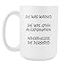 Simply Stated Nevertheless, She Persisted Coffee Mug Ceramic 15 oz