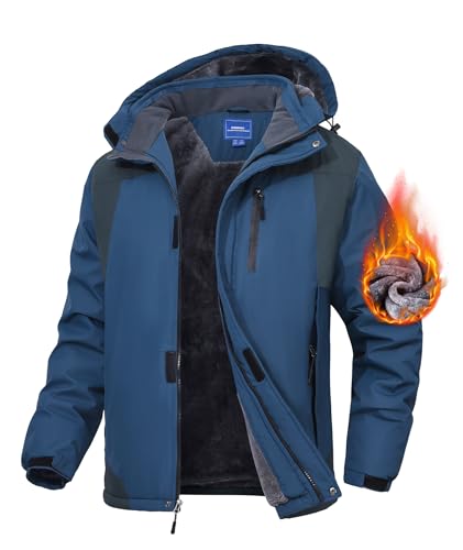 Zoofly Mens Waterproof Winter Jacket