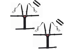 Tripp Trapp Harness 2 Packs Harness Safe Seat Belt Adjustable Baby Chair Stroller Safety Straps for Baby Highchairs