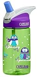 Camelbak eddy Kids .4L BPA Free Drinking Water Bottle w/ Bite Valve & Straw Excellent Winter Holiday Christmas Gift For Children (Winter Owls)